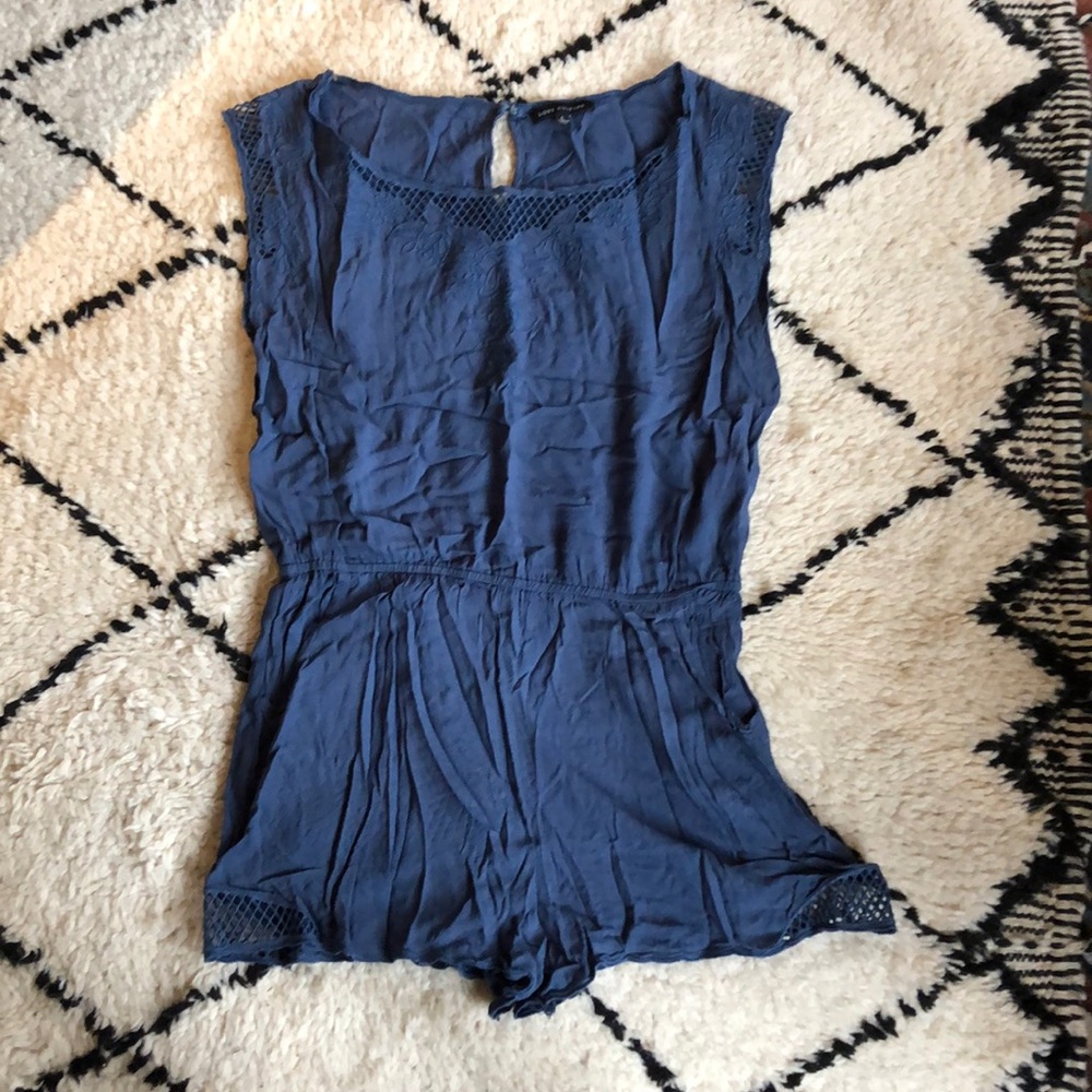 Short sleeve romper